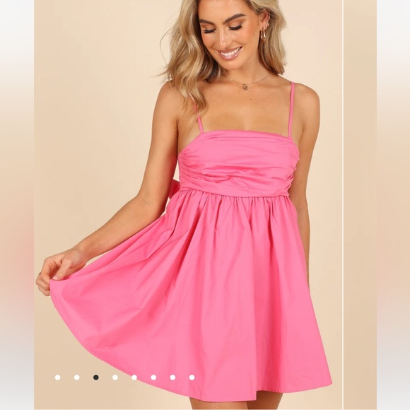 Petal and Pup “Alice Bow Back Mini Dress” - Picture 1 of 5